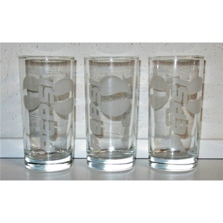 Glas / Pepsi-Cola / Pepsi / Glas / 3 x 0,2 Liter / Gläser / Longdrink