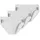 95/5 Rio-Slips Organic Cotton Streifen weiß S 3er Pack