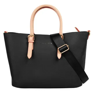 Shopper BUGATTI "ELLA" Gr. B/H/T: 38 cm x 23 cm x 10 cm onesize, schwarz Damen Taschen Handtaschen