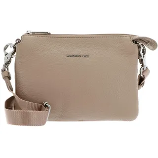 Mandarina Duck Mellow Leather Umhängetasche Warm Taupe