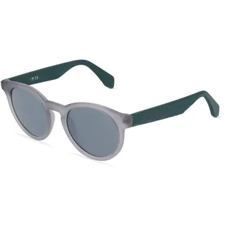 adidas Originals OR0056 Unisex-Sonnenbrille Vollrand Panto Kunststoff-Gestell, grau