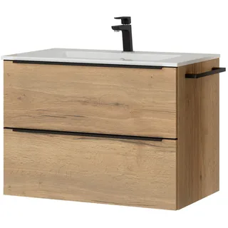 Nobilia City Line Waschtisch mit Unterschrank 81 cm