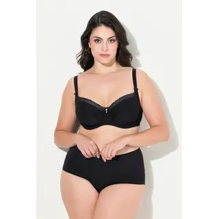 Ulla Popken Bügel-BH Jacquard Schwarz 100C