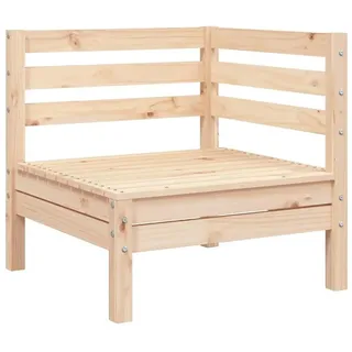 vidaXL Garten-Ecksofa Loungesofa braun