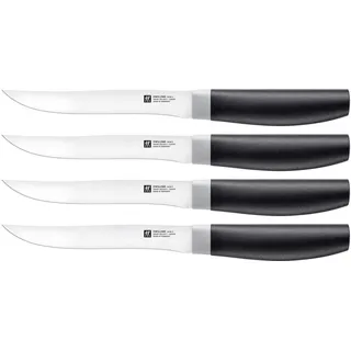 Zwilling Now S Steakmesser 12 cm 4-tlg. Schwarz rostfrei eisgehärtet