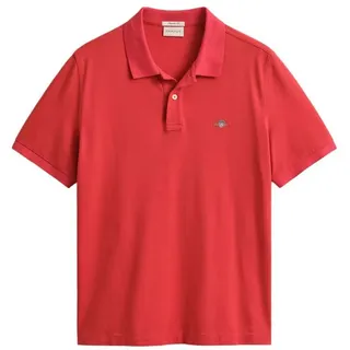 GANT REG EMB Archive Shield Polo rot L
