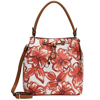 L. CREDI Beuteltasche L.CREDI-Damen-Beuteltasche-JASMIN 32X29x12 orange Bag & Belt