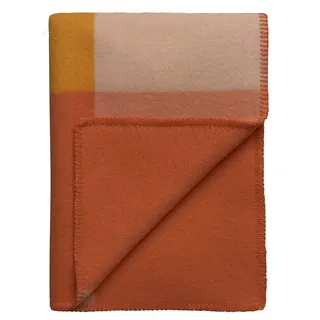 Røros Tweed Syndin Kuscheldecke 135 x 200 cm Orange