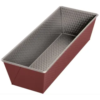 Original Kaiser Classic Plus Backform Kastenform 30cm, Königskuchenform antihaftbeschichtet, Brotbackform antihaftbeschichtet, gleichmäßige Bräunung, rot