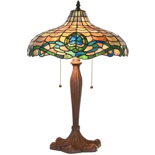 5LL-1208 Tiffany-Lampe-Leuchte-Tischlampe-Tischleuchte-Stehlampe Ø 41x60 cm E27/