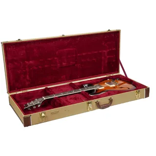 Crossrock PRS SE Hollowbody Electric Guitar Case, Rectangular, Vinyl Tweed (CRW620PRSHBTW-R)