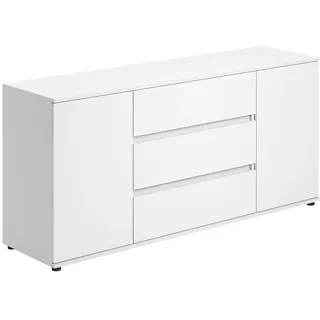 home collective Sideboard 150 x 70 x 40 cm Weiß