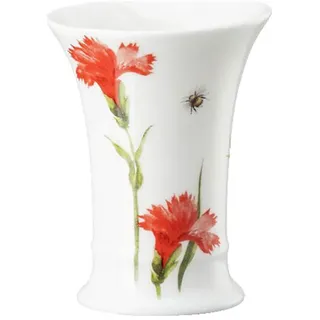 Hutschenreuther Vase "Pfingstnelke" in Rot - (H)9 x Ø 8 cm