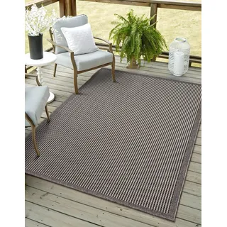 Myflair Natura Outdoorteppich 240 x 320 cm Grau/Schwarz