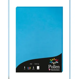 Pollen 10x Papier A4 Pollen 120g 50 Blatt - Türkisblau 4211C