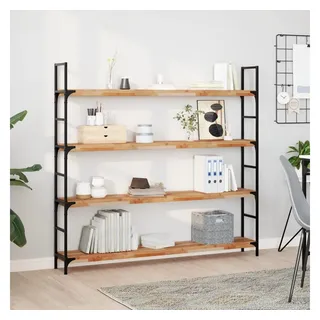 vidaXL Wandregal 140 x 20 x 4 cm Braun