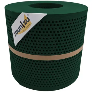 zaunzu® Doppelstabmattenzaun 26 m x 19 cm Grün/Metall