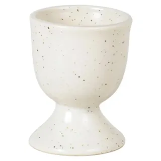 Broste Copenhagen Eierbecher Beige/Weiss