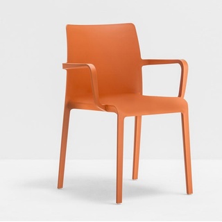 Pedrali Volt HB 674 Stuhl mit Armlehne orange