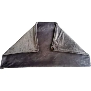 [usb-beheizbar] Weiche Kuscheldecke Aus Carbonfasergewebe, 45 X 80 Cm, 320 G, Schwarz, Braun, Grau, 36–42 °c, Inklusive Ladegerät Und Akku