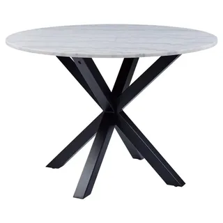 Actona Heaven Ø 110 cm schwarz/weiß