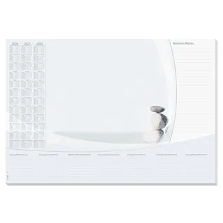 Sigel Schreibtischunterlage Harmonie 59,5 x 41cm grau/beige/weiß