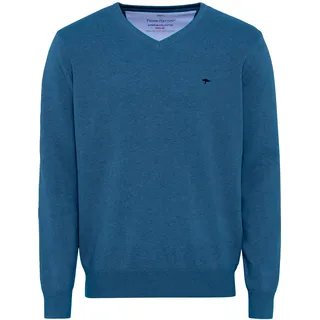 Fynch Hatton FYNCH-HATTON Strickpullover »FYNCH-HATTON Pullover mit V-Kragen«, (1 tlg.), mit V-Ausschnitt FYNCH-HATTON azur