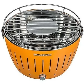 LotusGrill Grill Mandarinenorange Edelstahl 32 cm Tischgrill Pichnickgrill