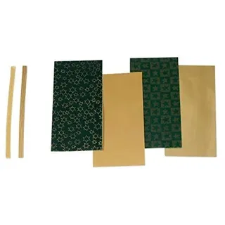Wachsplatten/Verzierwachsstreifen im Sortiment "Weihnachten (Grün Mischung)" (4 Bögen + 8 Streifen / 175 x 80 x 0,5 mm) TOP QUALITÄT