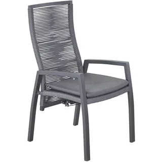 LC Garden Diwo Gartenstuhl 63 x 57 x 107 cm grau 1 St.
