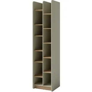 masseno Bücherregal 55 x 42 x 195 cm Eichefarben