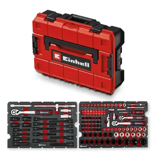 Einhell Werkzeugkoffer KFZ 121-tlg. Rot