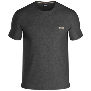BOSS T-Shirt Herren T-Shirt - Mix & Match, Rundhals, Baumwolle grau SYourfashionplace