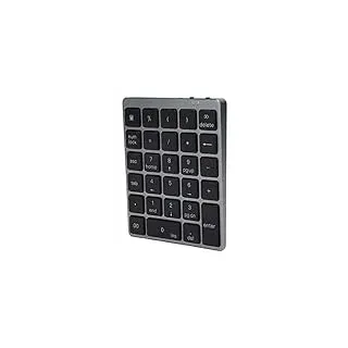 Goshyda Bluetooth-Ziffernblock, Tragbarer Drahtloser Mechanischer Ziffernblock mit Optimierter Modellierung und Stabiler Übertragung, für Laptop-Desktop
