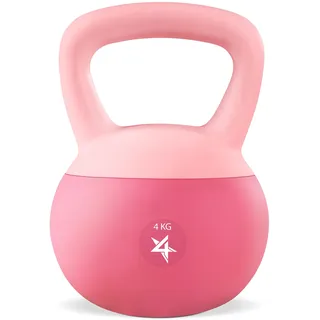 Yes4All Soft Kettlebell, Kugelhantel 4–10 kg, stoßfest & bodenschonend, Kettlebell Set – ideal für Einsteiger & Heimtraining