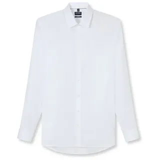 Olymp Super Slim Fit Businesshemd mit extra langem Arm Modell 'URBAN KENT', Weiss, 42L