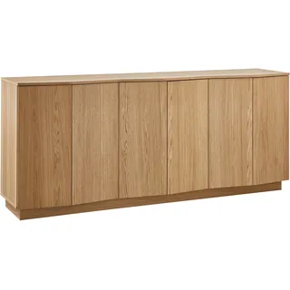 Woood DAHEIM Sideboard Zuma Holz Braun Eiche