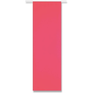 Vorhang, Arsvita, Paneelwagen, blickdicht, Microfaser, Blickdichte Schiebegardine 60cm x 245cm (BxL), mit Klettband rosa