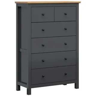 petits-meubles Kommode Duck 101 x 145 x 44 cm Grau