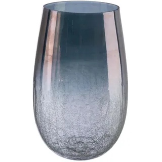 Gasper Glas Vase BARI in grau