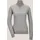 Strickpullover mit Rollkragen Grau 36