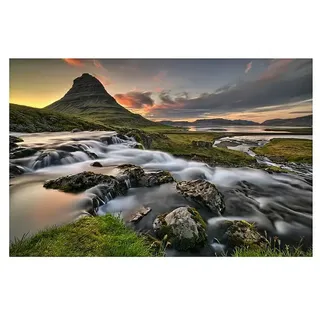 Papermoon Premium collection Fototapete Raue Landschaft  (B x H: 200 x 149 cm, Vlies)