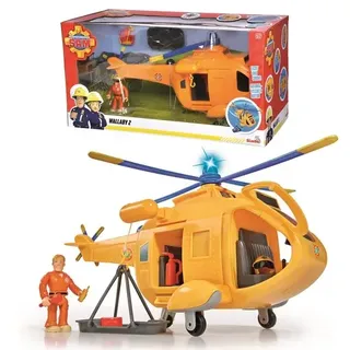 Simba 109252576 - Feuerwehrmann Sam - Hubschrauber Wallaby 2