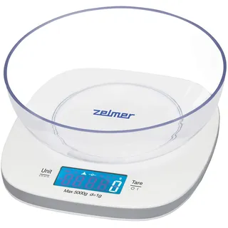 Zelmer ZKS1450 Digitale Küchenwaage silber/weiß
