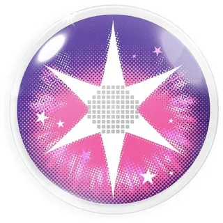 MeralenS Jahreslinsen Violet Star Kontaktlinsen – Ruby Hoshino Look aus Oshi no Ko