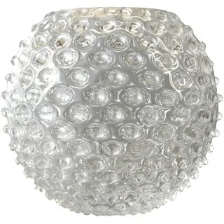 Vase oder Windlicht in Warzenoptik Kugelvase (kristall) - Windlichter Kerzen