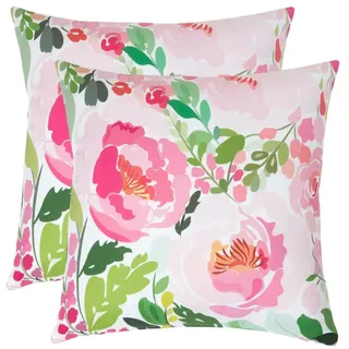 Homescapes Outdoor Kissen 45 x 45 cm Mehrfarbig