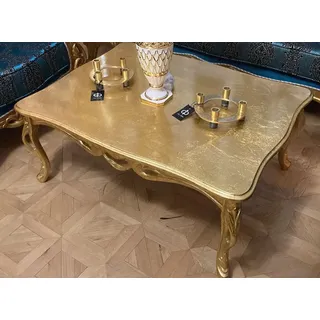 Casa Padrino Antik Gold Massivholz 78 x 44 cm