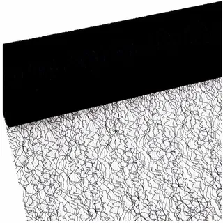 Deko AS GmbH Spiderweb - Mesch - Tischläufer - Tischband - 30cm schwarz - Rolle 25m - 67 017-R 300