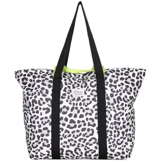 Fabrizio Strandtasche Vibrant Prints XXL 50464 black-white leo